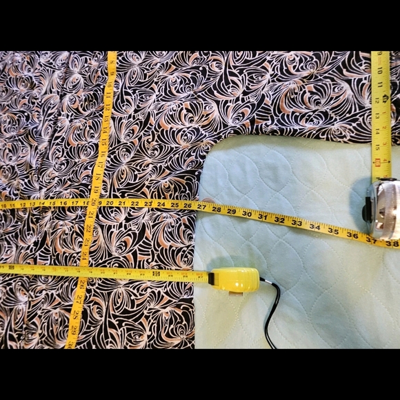 Anthropologie Elegant Black & Tan Patterned Women's Kaftan-Size M/L - Picture 15 of 17